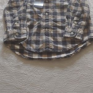 Boys button down collar Polo long sleeve shirt.